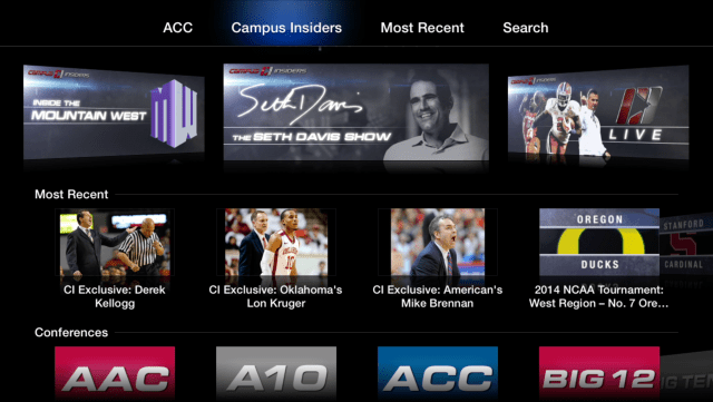 New ACC Sports Channel Launched on Apple TV