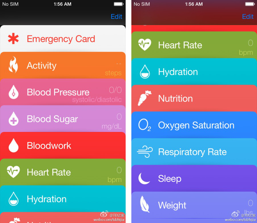 Leaked Screenshots Confirm iOS 8 Healthbook Mockups [Images]