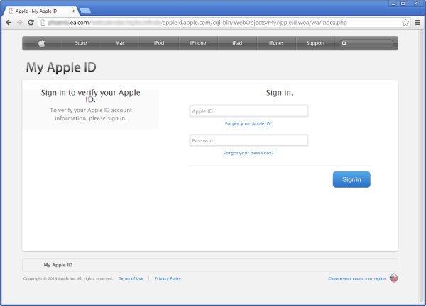 EA Games Server Hacked to Host Phishing Site That Targeted Apple Users