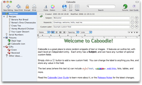 Dejal Announces Caboodle 1.3