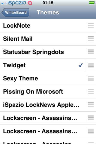 WinterBoard Settings Utility for iPhone