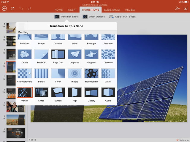 Microsoft PowerPoint Released for iPad [Download Now]