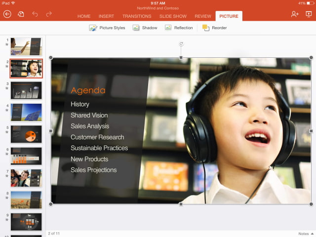 Microsoft PowerPoint Released for iPad [Download Now]