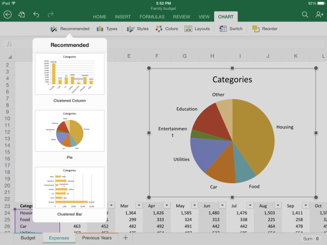 Microsoft Excel Released for iPad [Download Now]