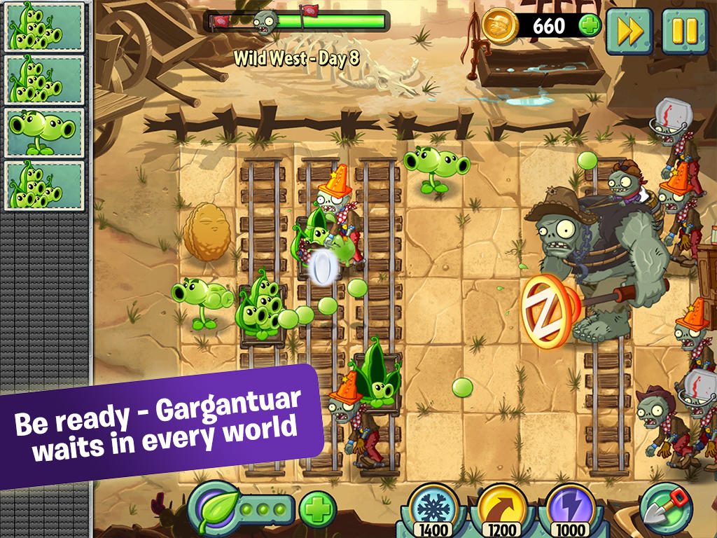 Plants vs. Zombies 2 Gets Updated With New Plants and Zombies From the Future