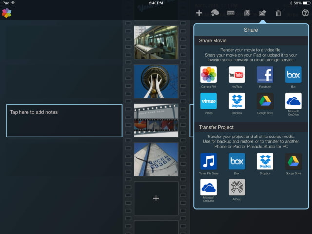 Corel Releases Rebuilt Pinnacle Studio Moviemaking App for iPad