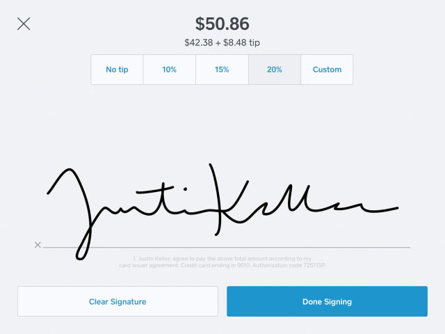 Square Register Gets New Navigation Menu, Now Lets Customers Tip and Sign on Receipt