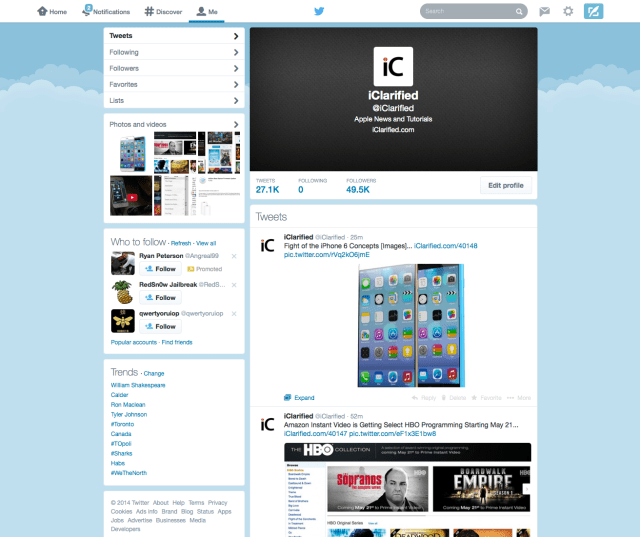 How to Get the New Redesigned Twitter Profile Now