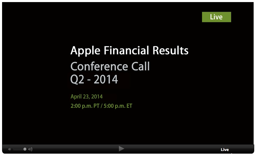 Notes From Apple&#039;s Second Quarter Earnings Call