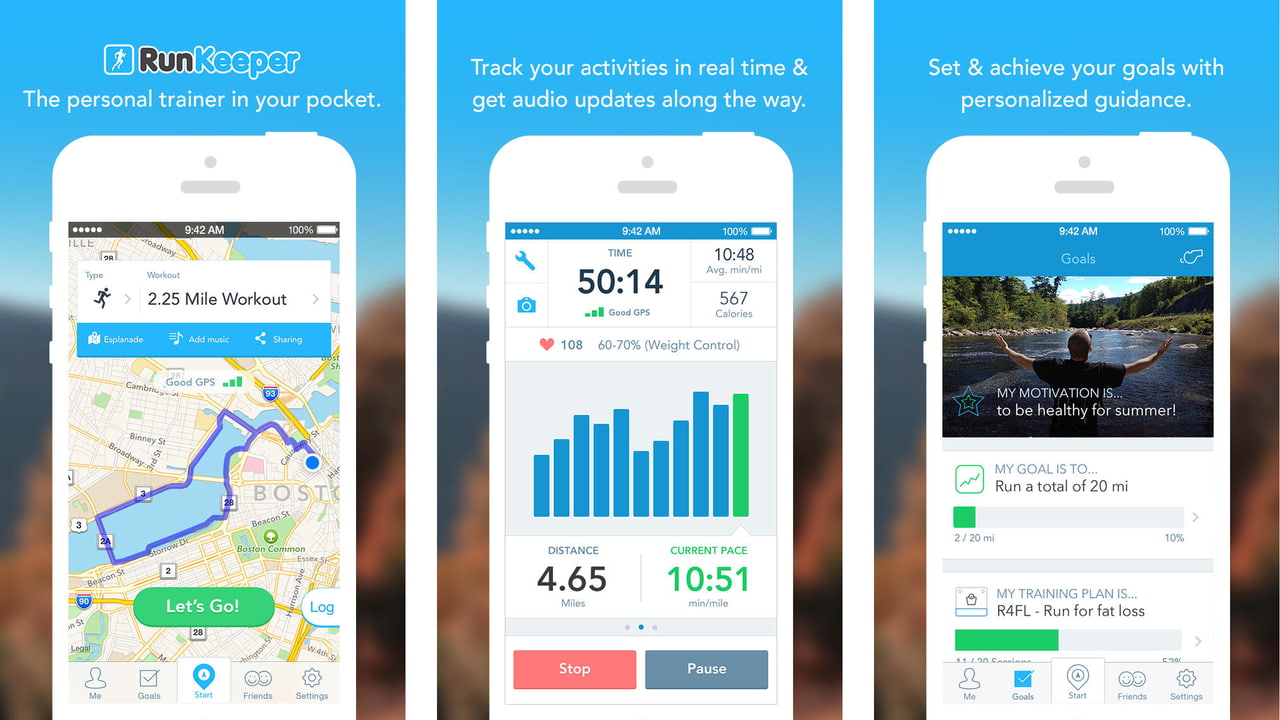 runkeeper fitness tracker