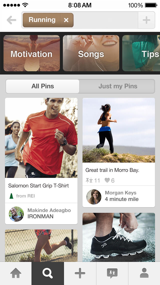 Pinterest App Gets New Guided Search Feature