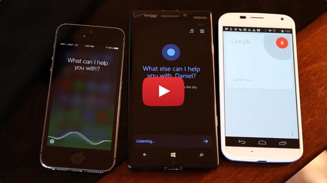Siri Vs Google Now Vs Cortana Video Iclarified