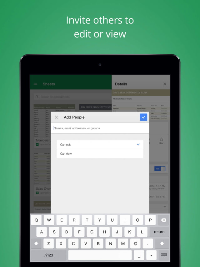 New &#039;Google Sheets&#039; Spreadsheets App Released for iOS