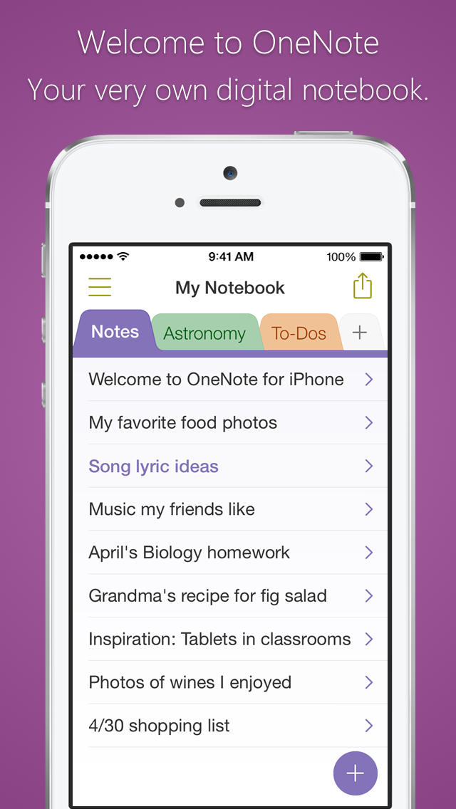 Microsoft Updates OneNote for iPhone With a New Design, Section Tabs, Office Lens, More