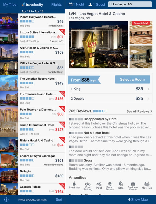 Travelocity Gets New iPad-Optimized Hotel and Flight Booking Experience