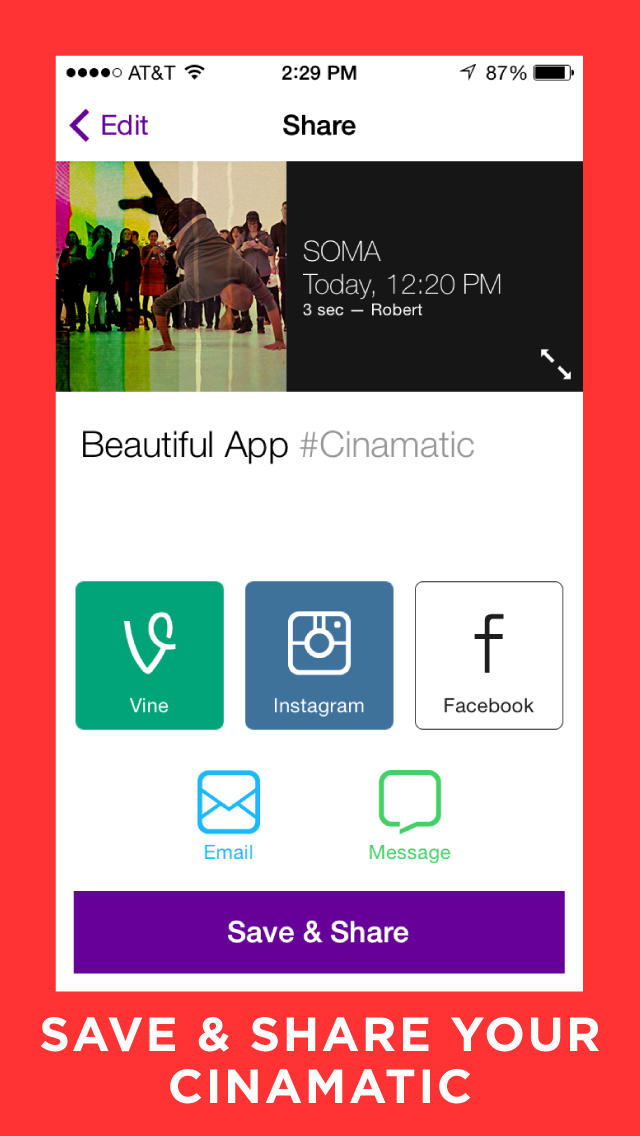 Hipstamatic Releases New Cinamatic App for Creating Short Videos