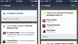 Facebook Testing Contextual Content Cards on iOS App
