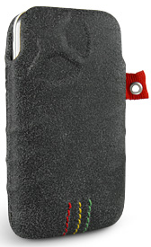 Rivet Hard Leather iPhone Pouch