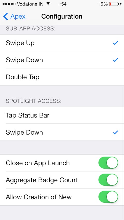 Apex 2 Tweak is Now Available in Cydia