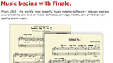 MakeMusic Releases Finale 2010