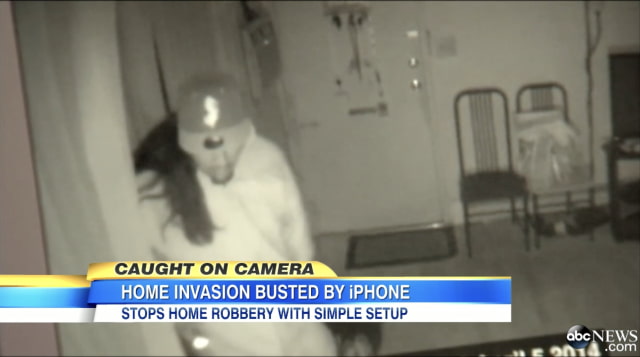 Man Catches Burglar Using Dropcam App on His iPhone [Video]