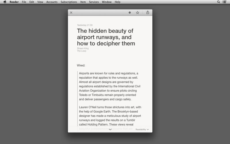 Reeder 2 Has Been Released on the Mac App Store