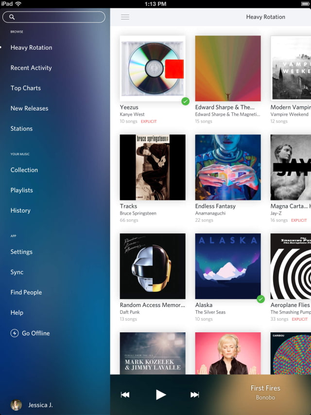 Rdio Streaming Music App Gets Push Notifications