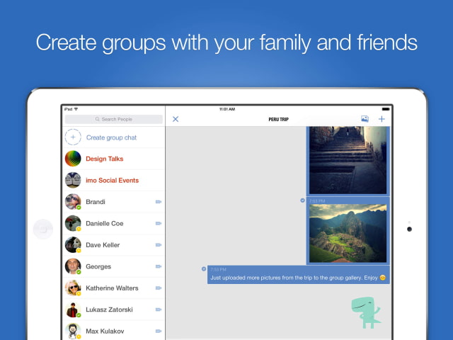 Imo Gets Better Group Photo Albums, Faster Photo/Video Sharing, Improved Video Calls