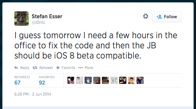 iOS 8 Beta is Likely Jailbreakable!
