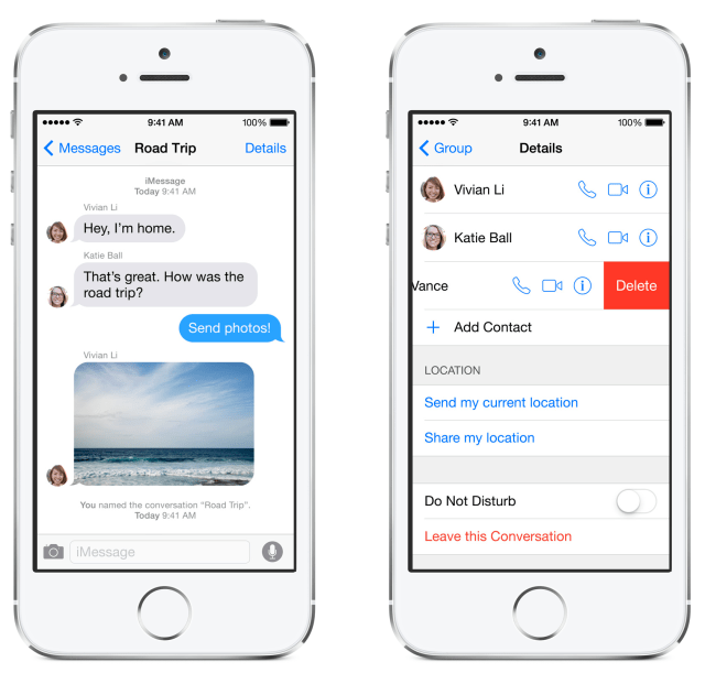 What&#039;s New in iOS 8: Messages