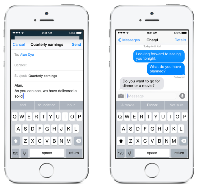 What&#039;s New in iOS 8: QuickType, Third-Party Keyboards