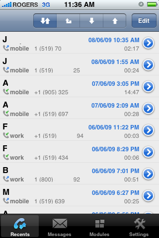 MobileLog iPhone Call and SMS Manager Updated