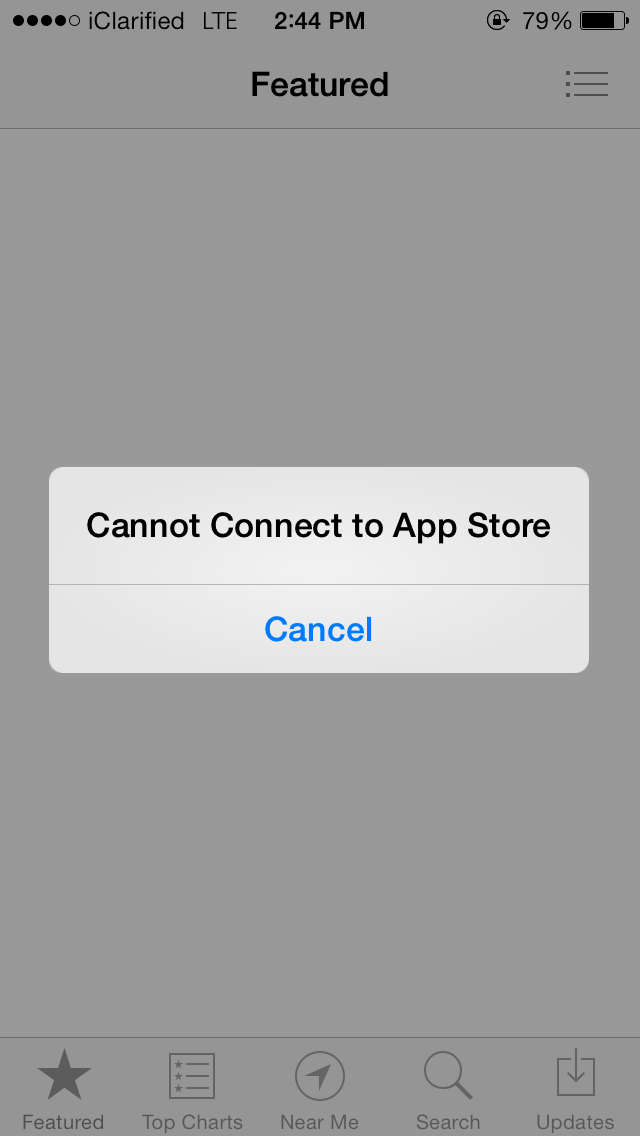 Apple&#039;s App Store and iTunes Store Currently Experiencing Connectivity Issues
