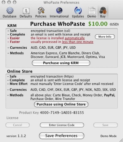 Mac-Chi Releases WhoPaste 1.2