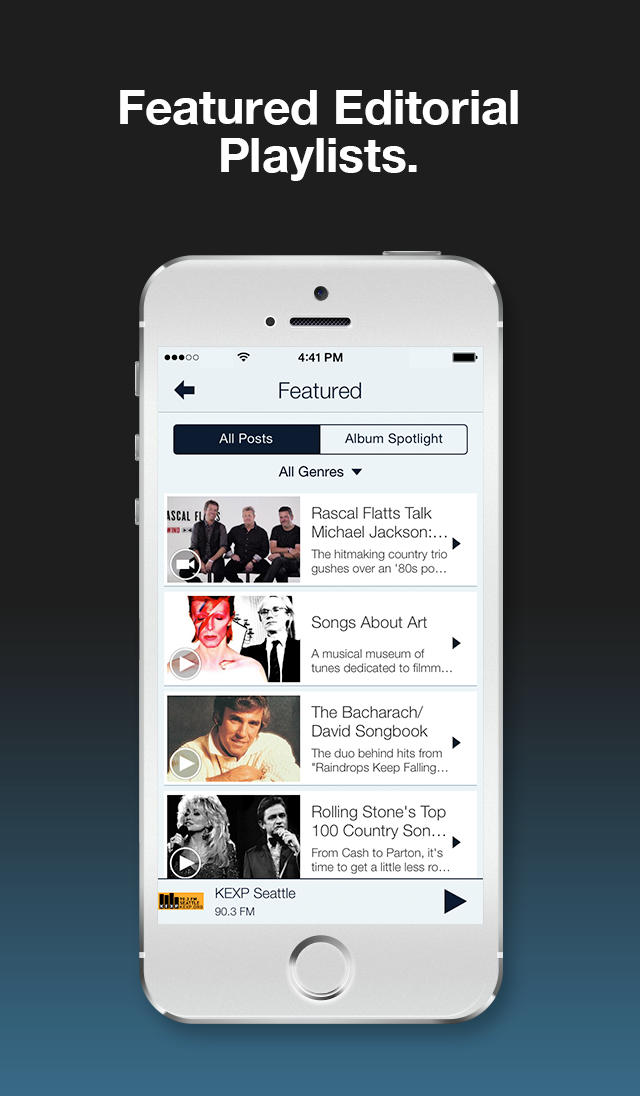 Rhapsody unRadio Service Launches on iOS