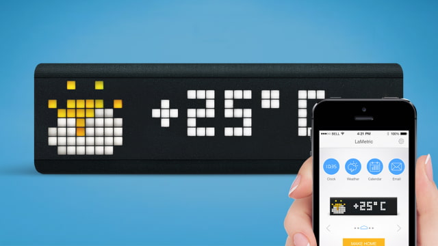 LaMetric is a Smart Ticker That Can Be Customized Using Your iPhone [Video]