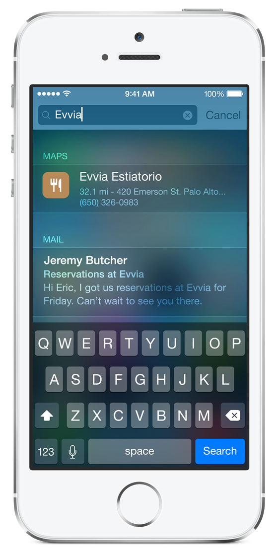 What&#039;s New in iOS 8: Spotlight