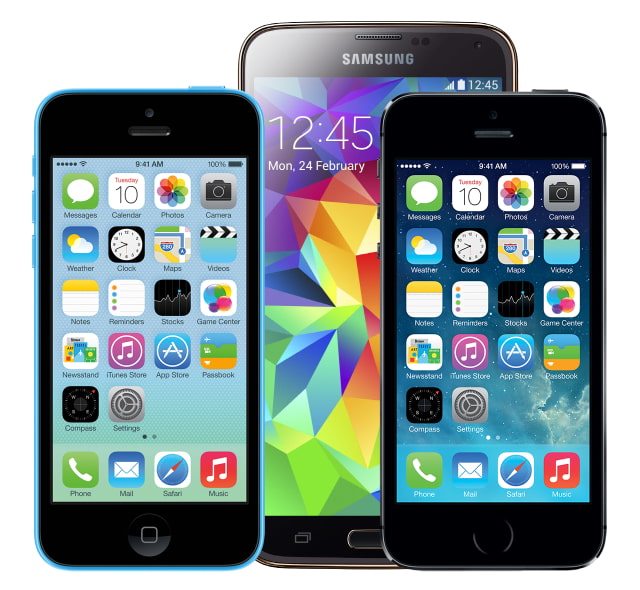 Galaxy S5 Failed to Outsell iPhone 5s or iPhone 5c During Its First Month of Sales in the U.K.