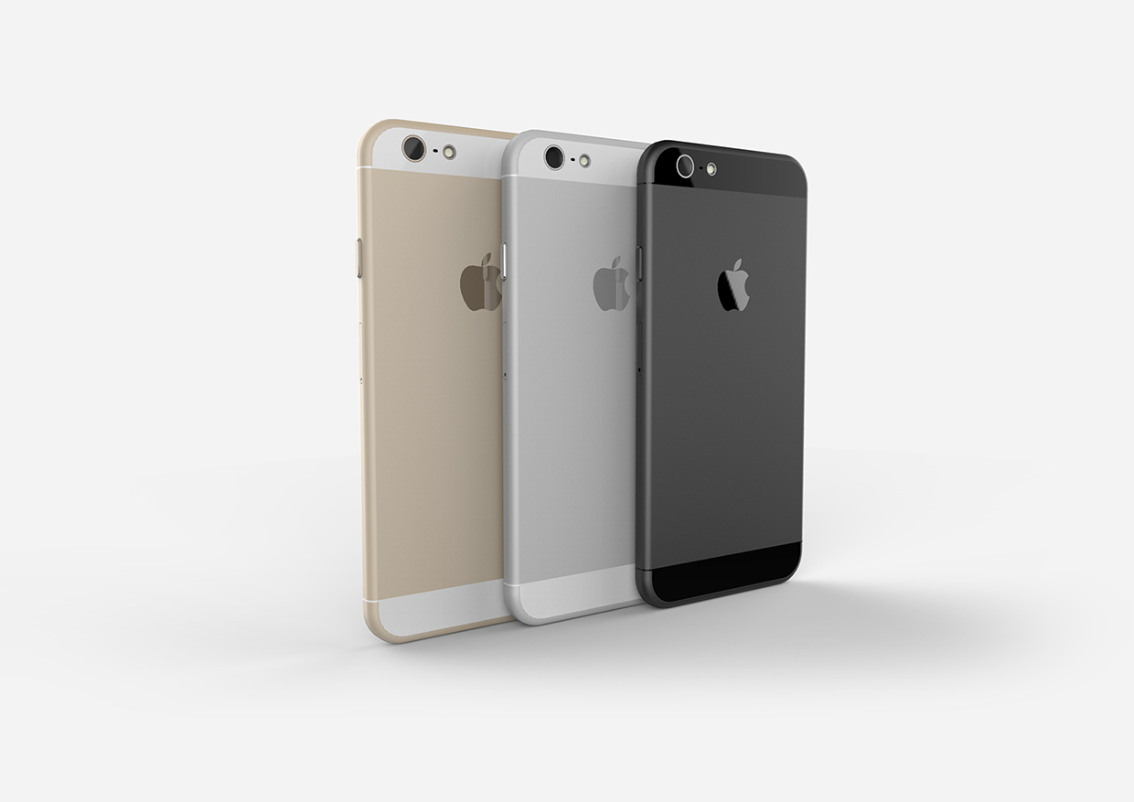 Beautiful iPhone 6 Renders in Space Gray, Silver, Gold [Images]