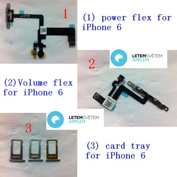 Alleged iPhone 6 SIM Card Trays in Space Gray, Silver, Gold [Photos]