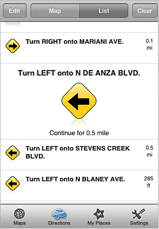 MapQuest Maps &amp; Directions On The iPhone