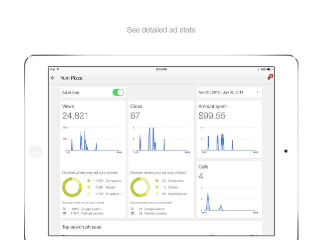 Google Releases New AdWords Express App for iOS