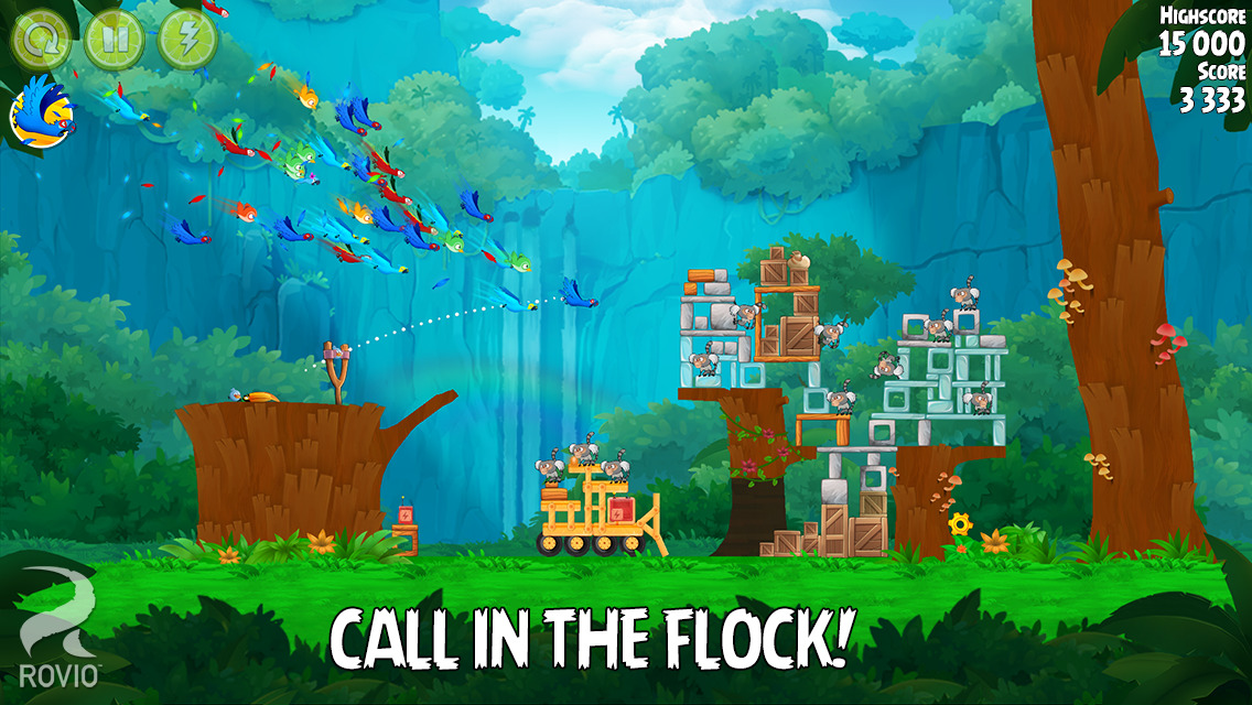 Angry Birds Rio Gets 20 New Timber Tumble Levels, 6 Bonus Levels