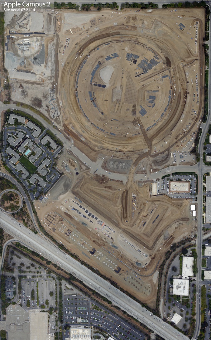 City of Cupertino Posts Aerial Photo of Apple Campus 2 Site