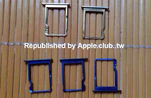 Purported 5.5-inch iPhone 6 Volume and Power Button Flex Cable, SIM Card Tray Surface