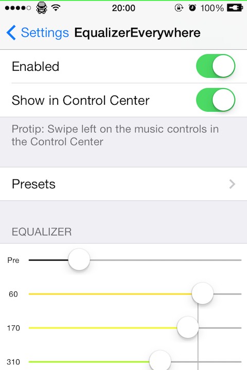 EqualizerEverywhere Tweak Adds System Wide Equalizer to iOS