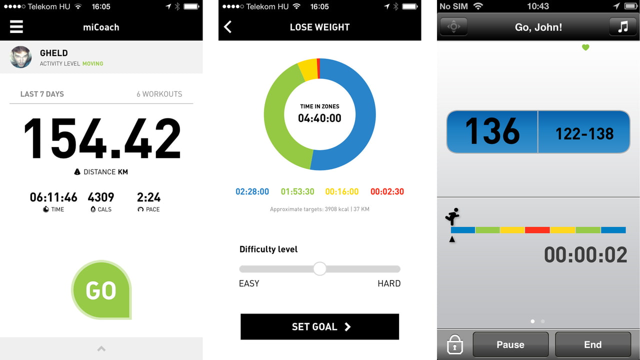 adidas train & run app