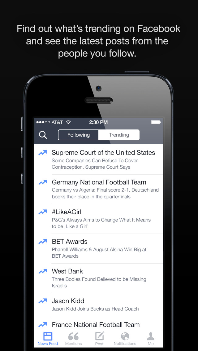 Facebook Mentions App Gets Support for International Languages