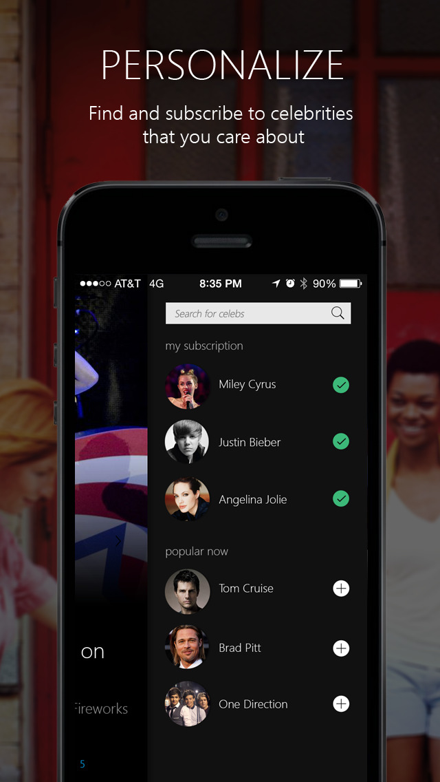 Microsoft Releases 'SNIPP3T' Celebrity News App for iPhone
