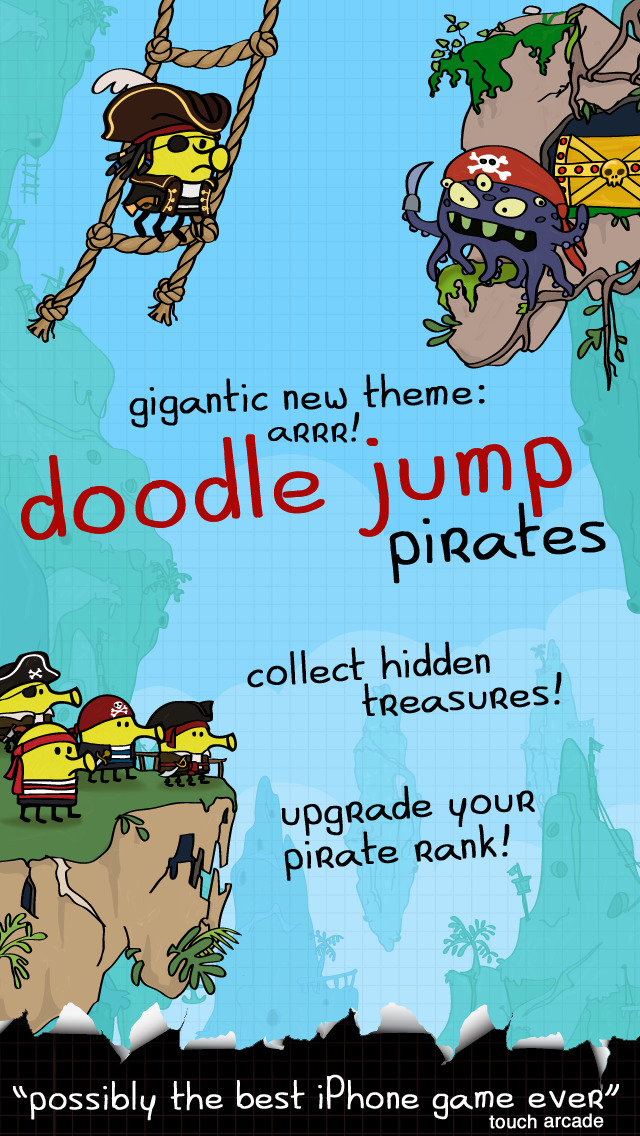 Doodle Jump Gets Updated With New Pirates Theme